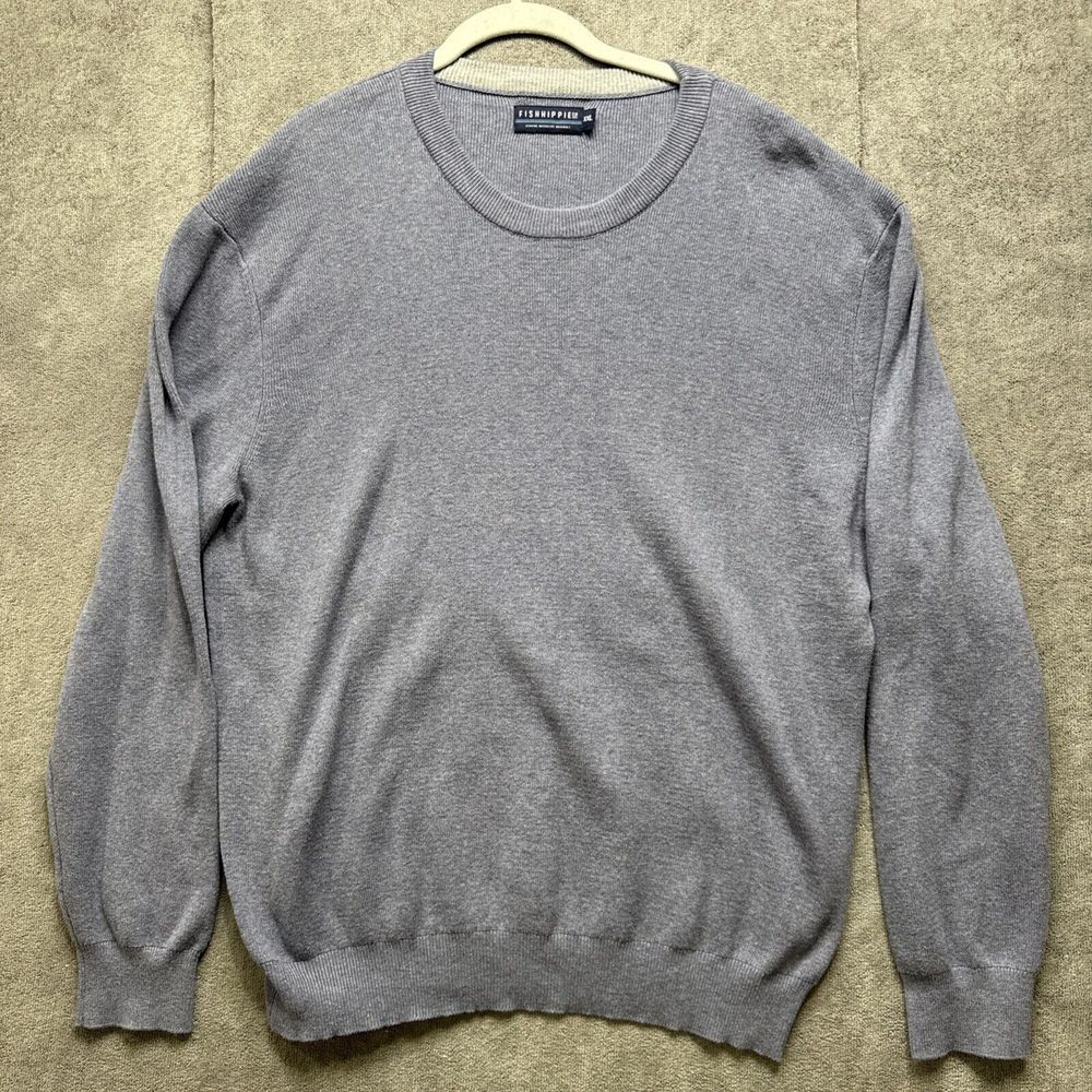 Fishhippie Co Sweatshirt Mens Xxl Gray Pullover